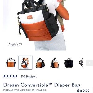 Itzy Ritzy Dream convertible diaper bag